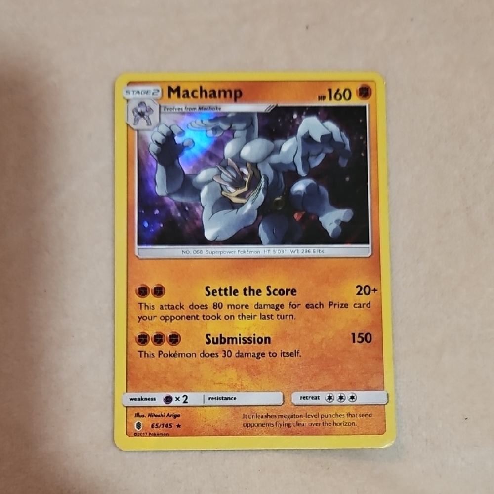 Pokemon Machamp Trading Card